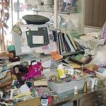 clutter office vs peace in home